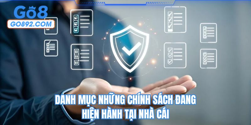 Danh mục những chính sách đang hiện hành tại nhà cái